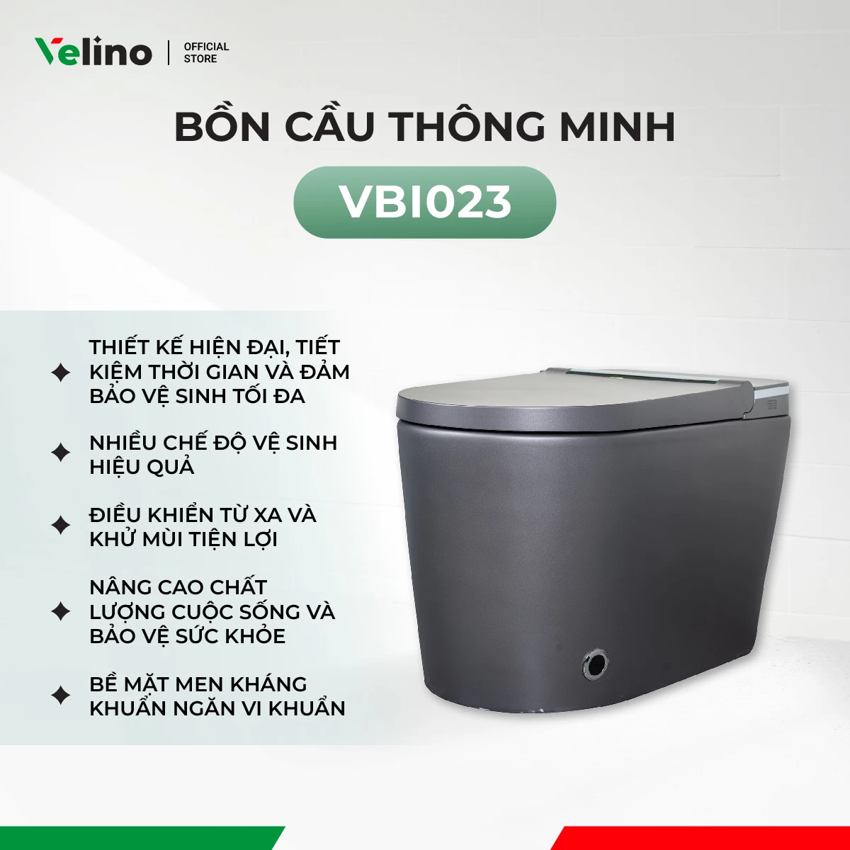 Bệt Thông Minh Velino cao cấp VBI023