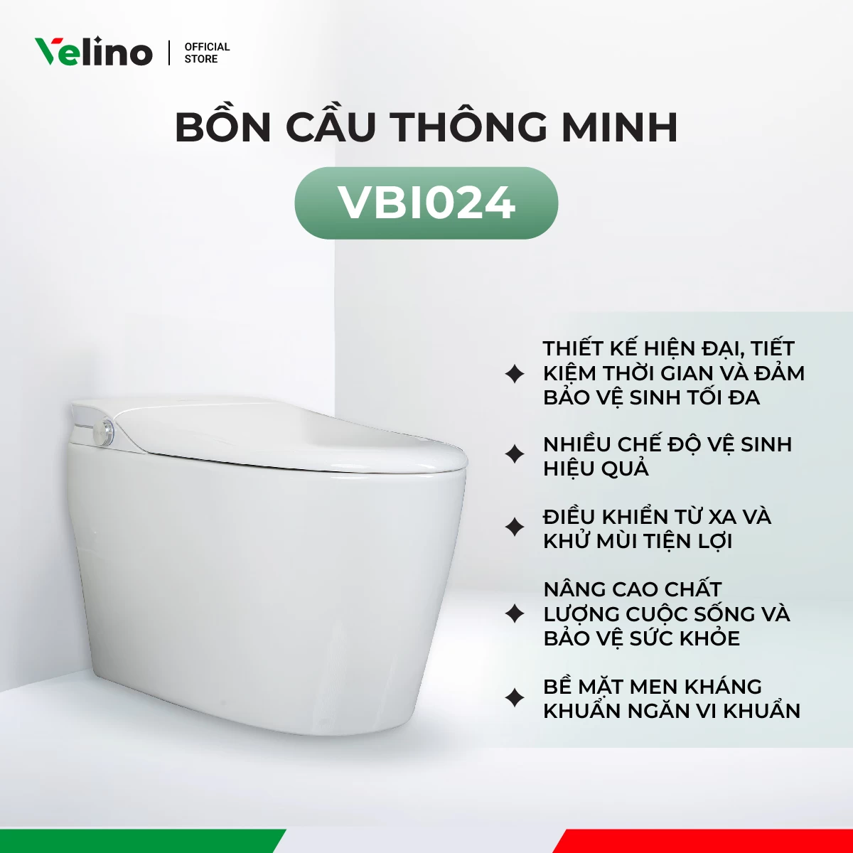 Bệt Thông Minh Velino cao cấp VBI024
