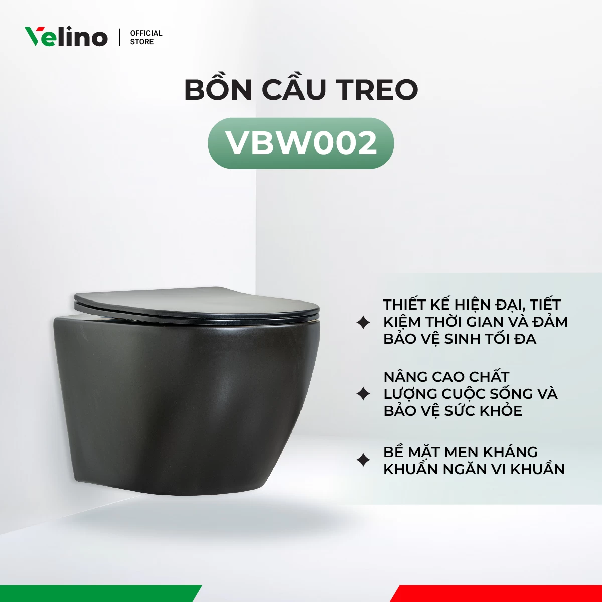 Bệt Treo Tường Velino cao cấp VBW002