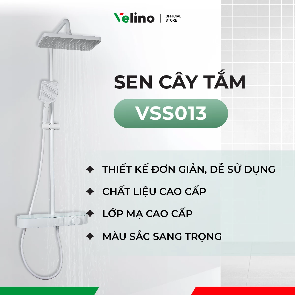 Sen Cây Tắm Velino cao cấp VSS013
