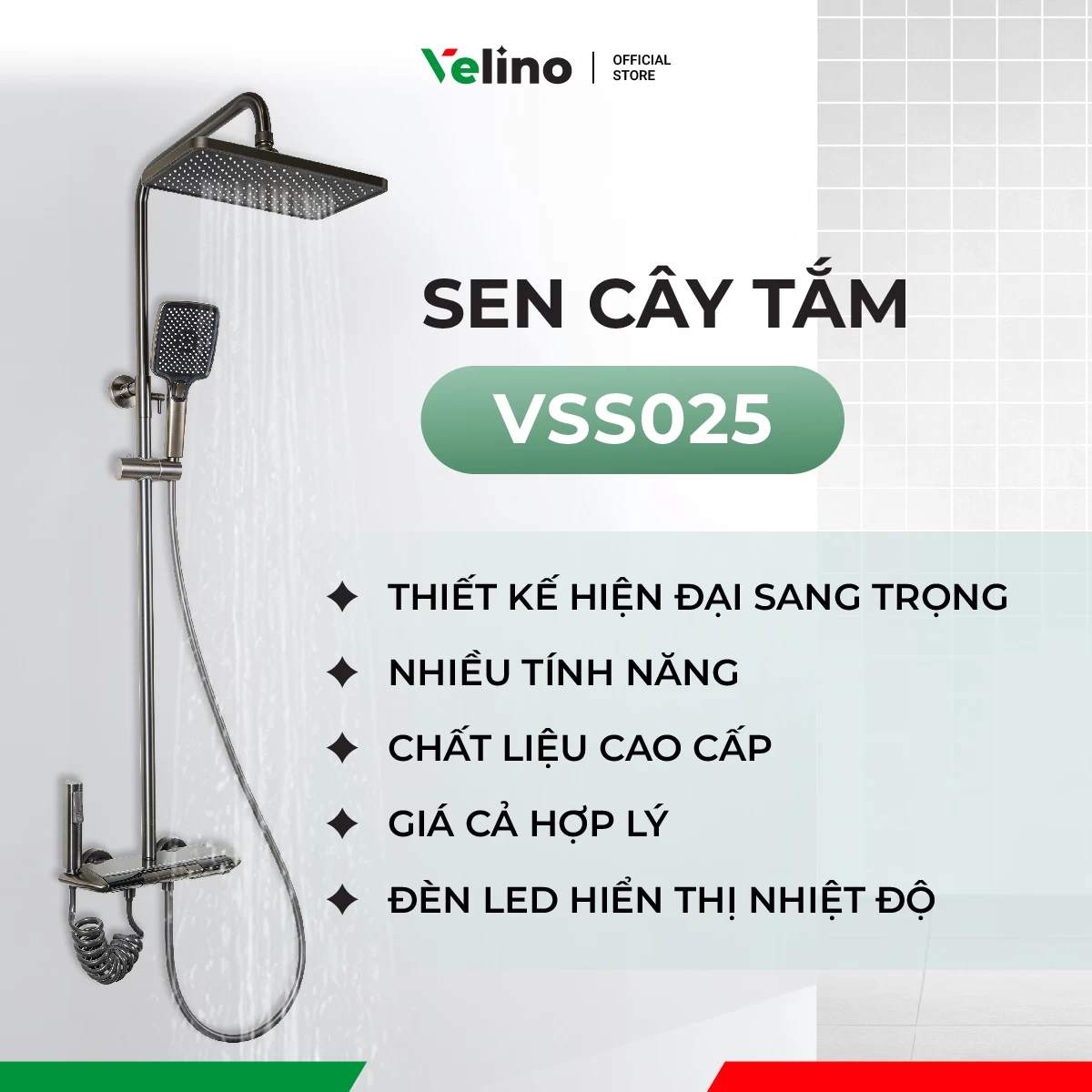 Sen Cây Tắm Velino cao cấp VSS025