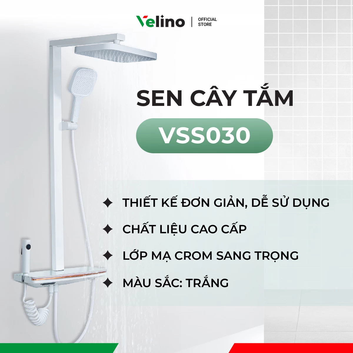 Sen Cây Tắm Velino cao cấp VSS030