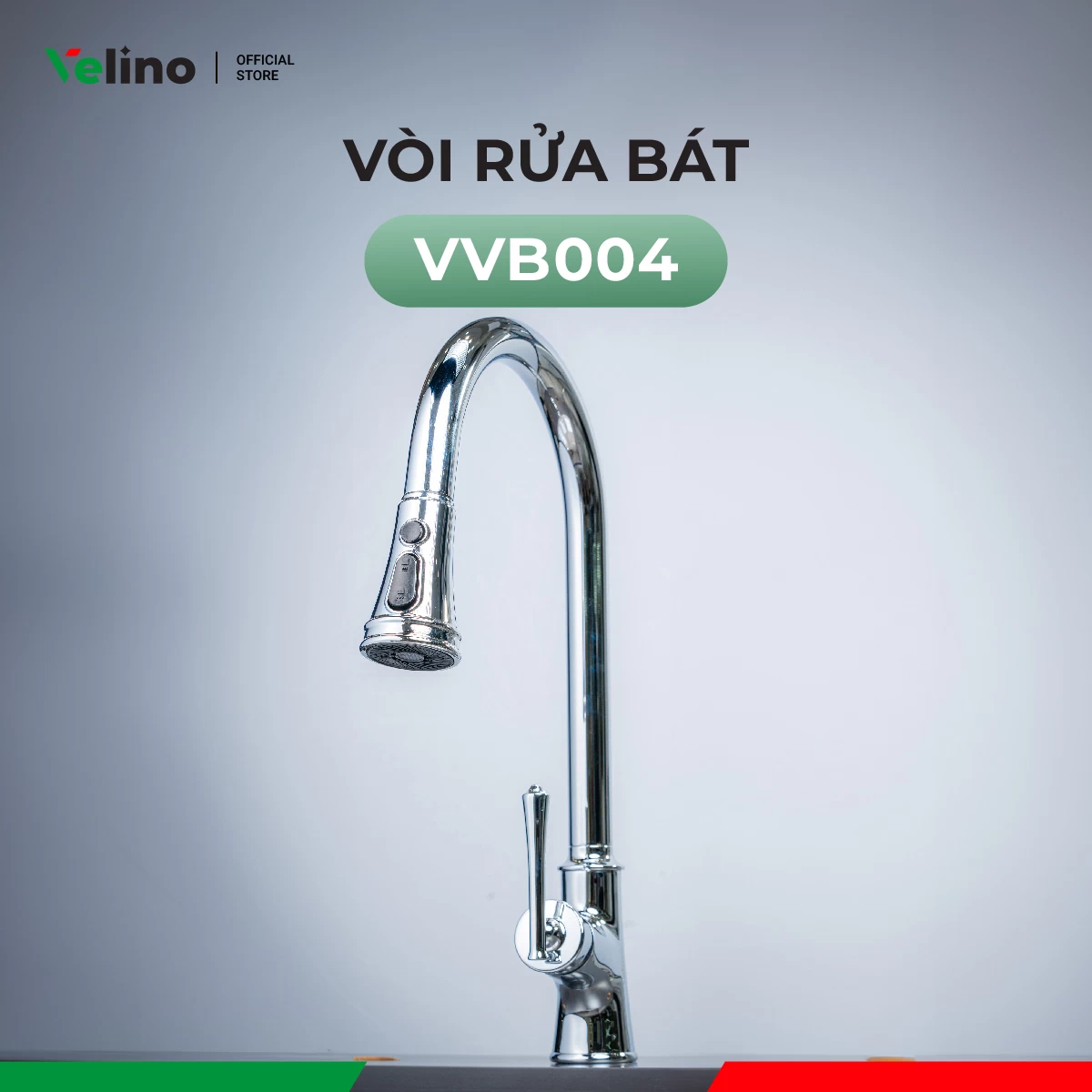 Vòi Rửa Bát Velino cao cấp VVB004