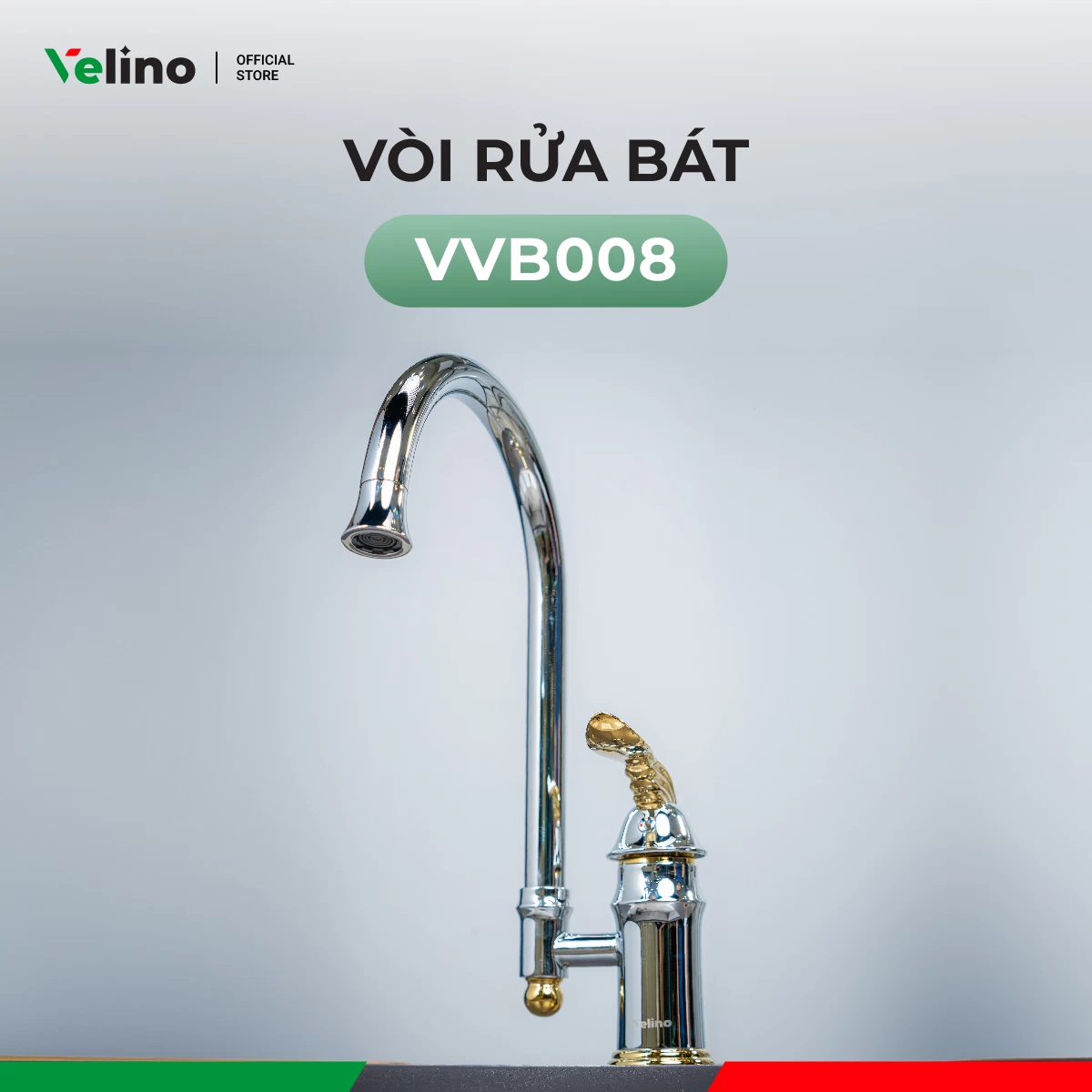 Vòi Rửa Bát Velino cao cấp VVB008