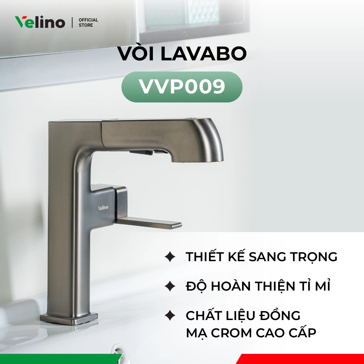 Vòi Lavabo Velino cao cấp VVP009