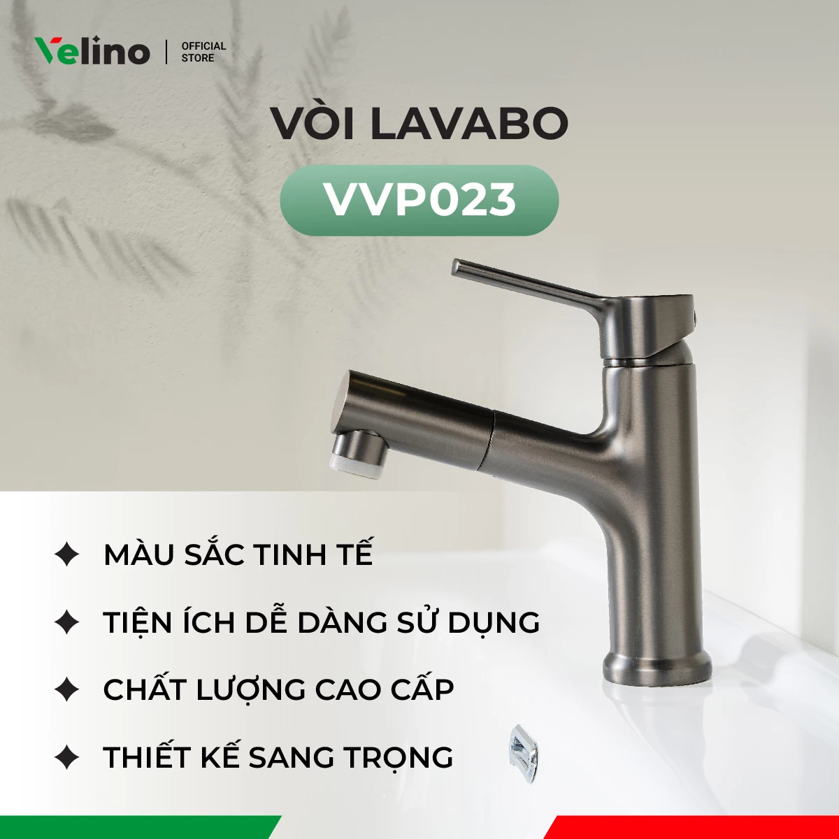 Vòi Lavabo Velino cao cấp VVP023