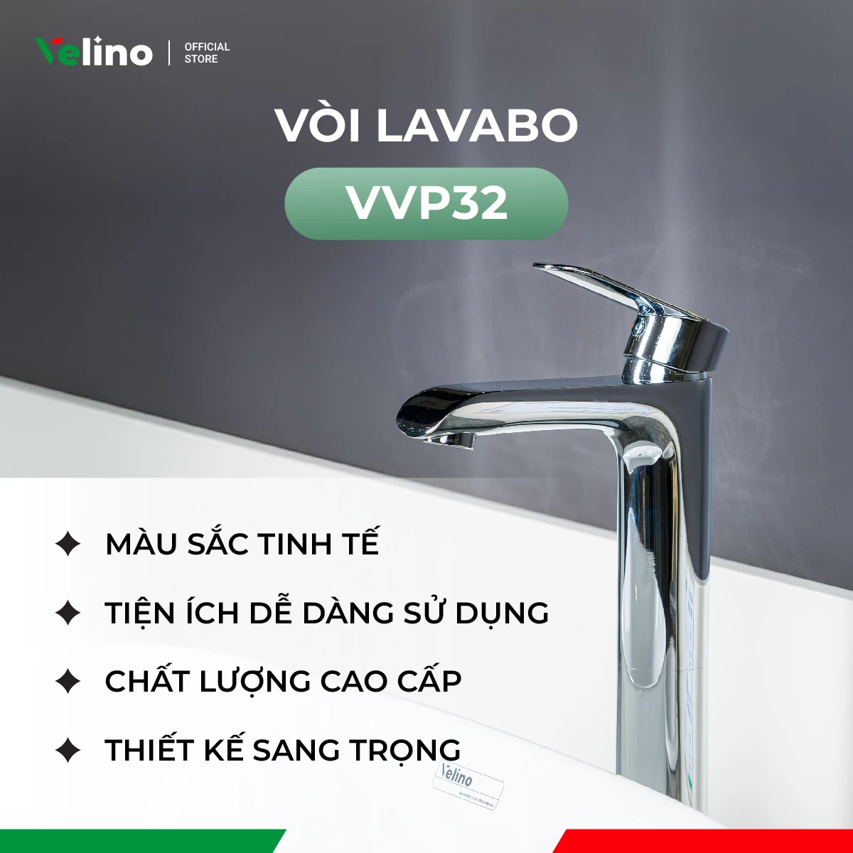 Vòi Lavabo Velino cao cấp VVP32